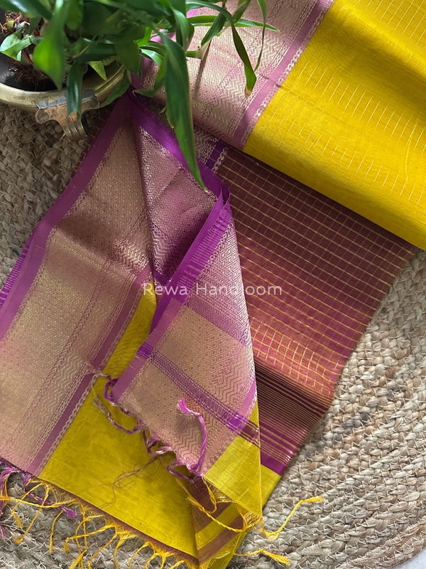 Maheshwari Zari Linning Saree