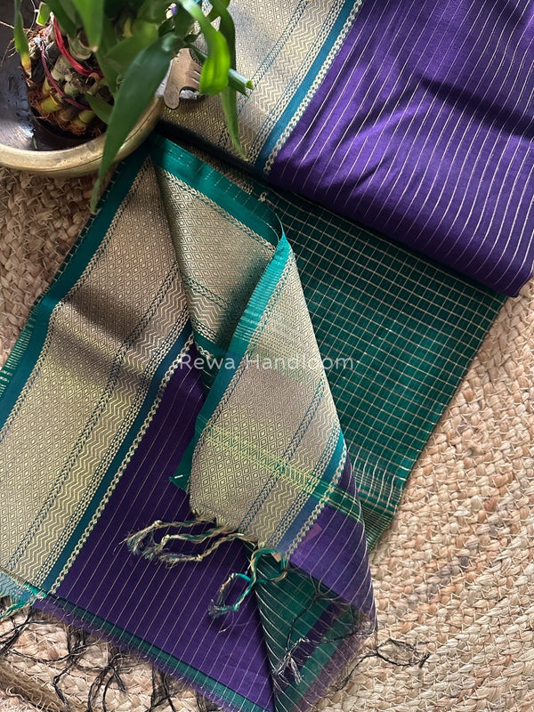 Maheshwari Zari Linning Saree