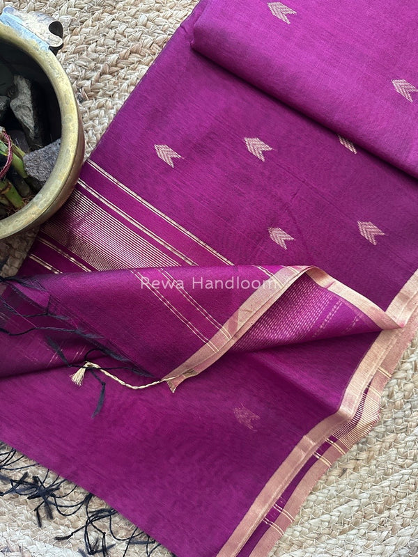 Zari Butti Maheshwari Saree