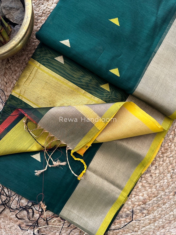 Zari Butti Maheshwari Saree