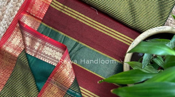 Maheshwari Garbha Reshami Silk Sarees – A Regal Weave from the Heart of India | Rewa Handloom