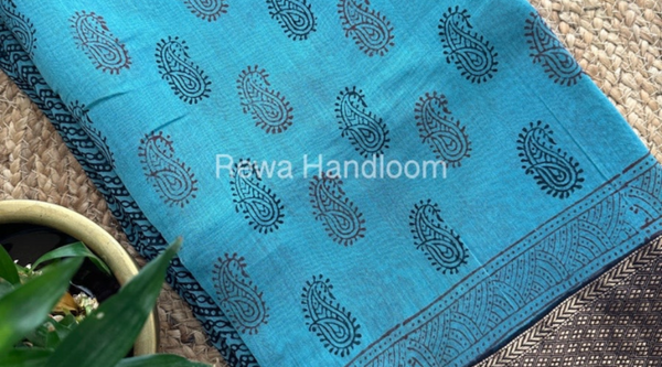 Embracing Elegance with Bagh Print Sarees: A Tradition Revived by Rewa Handloom