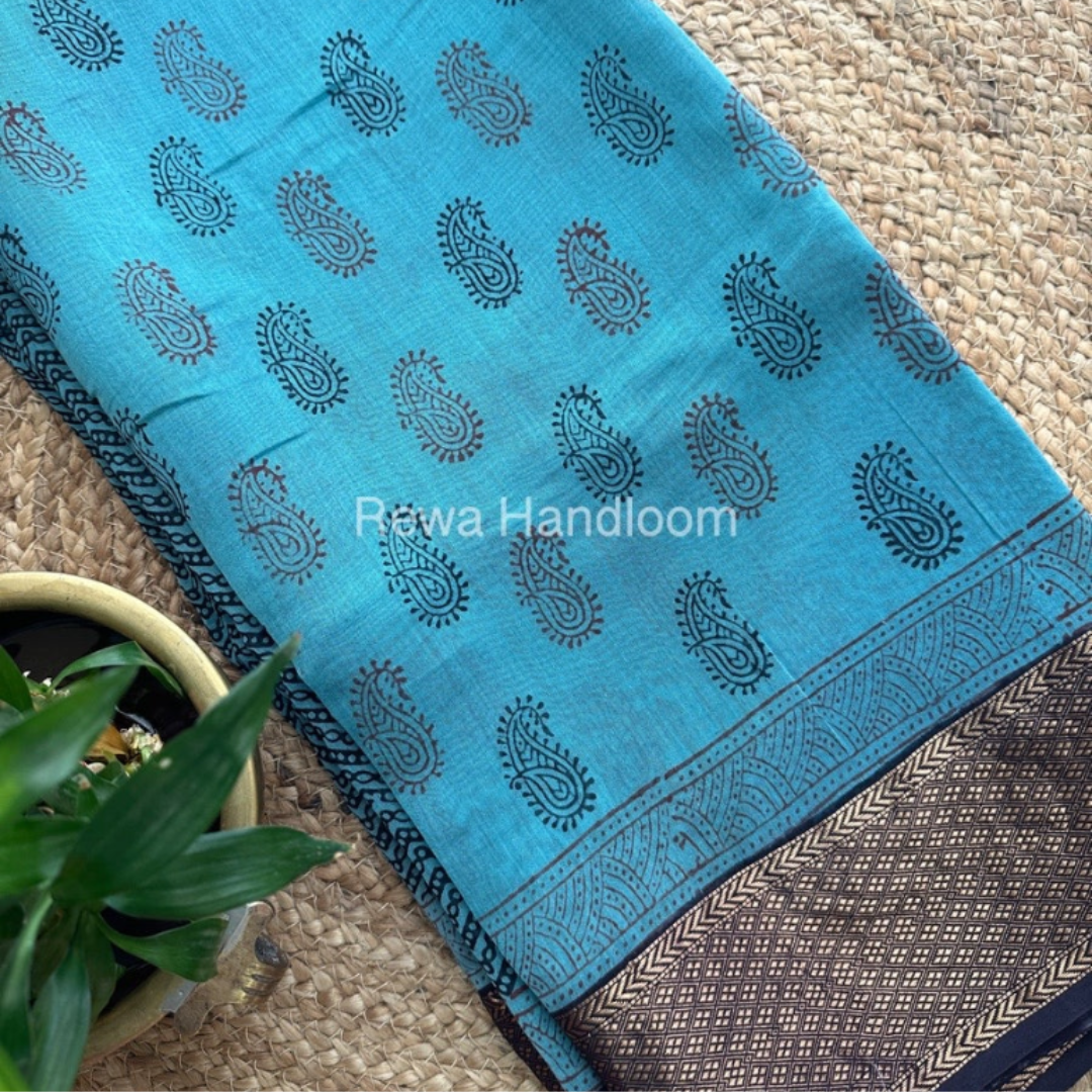 Embracing Elegance with Bagh Print Sarees: A Tradition Revived by Rewa Handloom