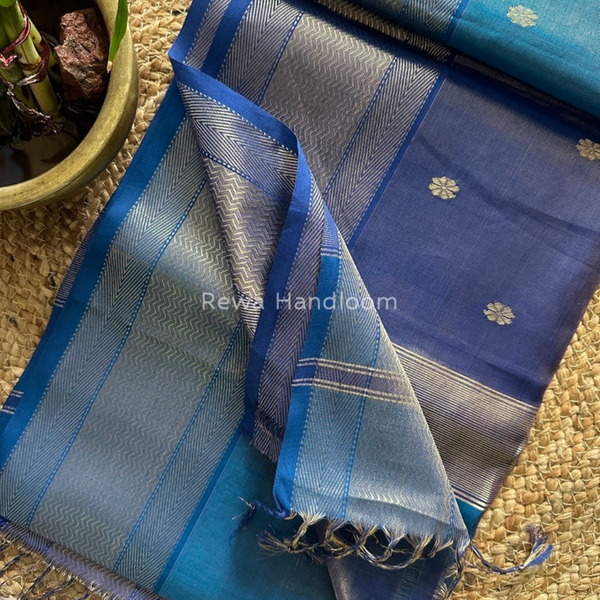 Maheshwari Tissue Silk Saree – A Blend of Tradition & Royal Craftsmanship | Rewa Handloom