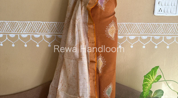 Maheshwari Handblock Printed Suits – A Perfect Blend of Weaving & Printing Heritage