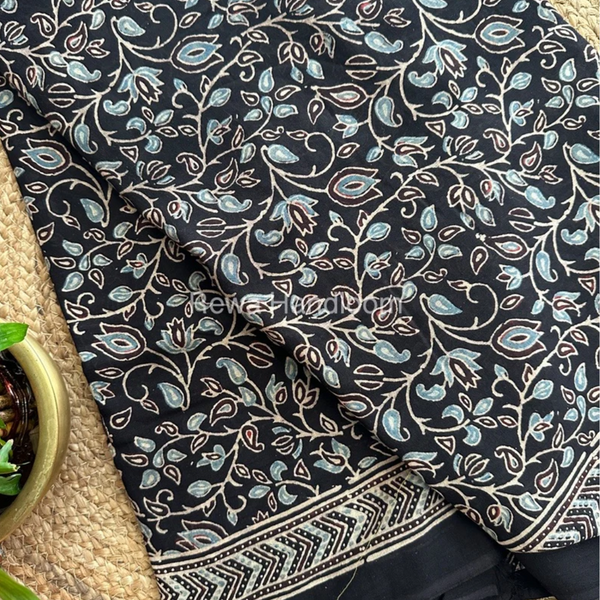Ajrakh Print Sarees – Timeless Artistry in Every Drape