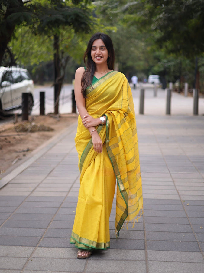 Maheshwari Handloom Silk Sarees