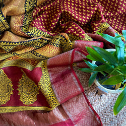 Maheshwari Bagh Print Sarees