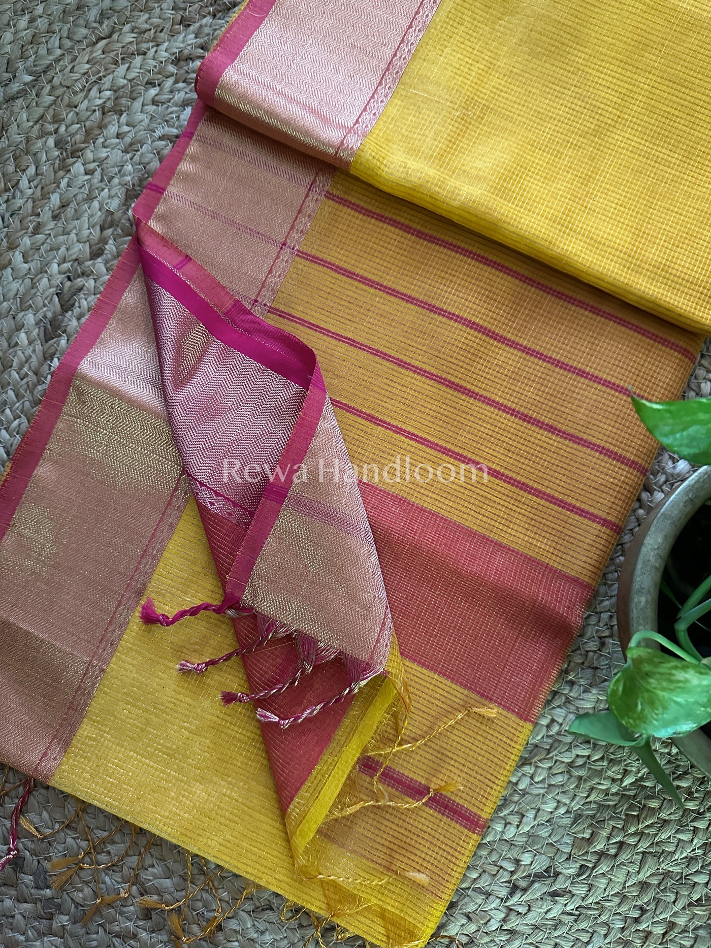 Maheshwari Tissue Silk Sarees by Rewa