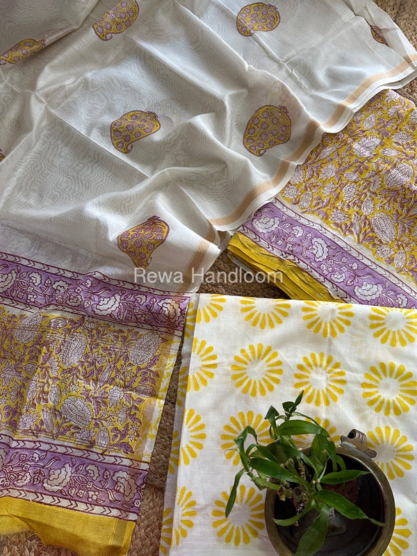 Chanderi Suit by Rewa
