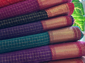 Maheshwari Zari Checks Sarees