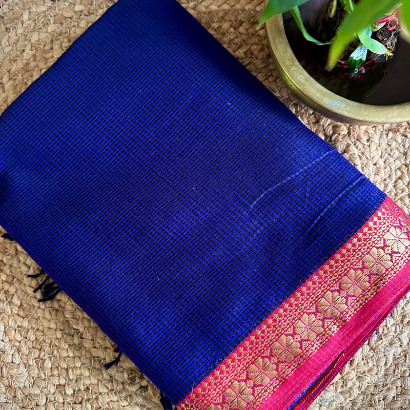 Maheshwari Garbha Reshami Silk Saree