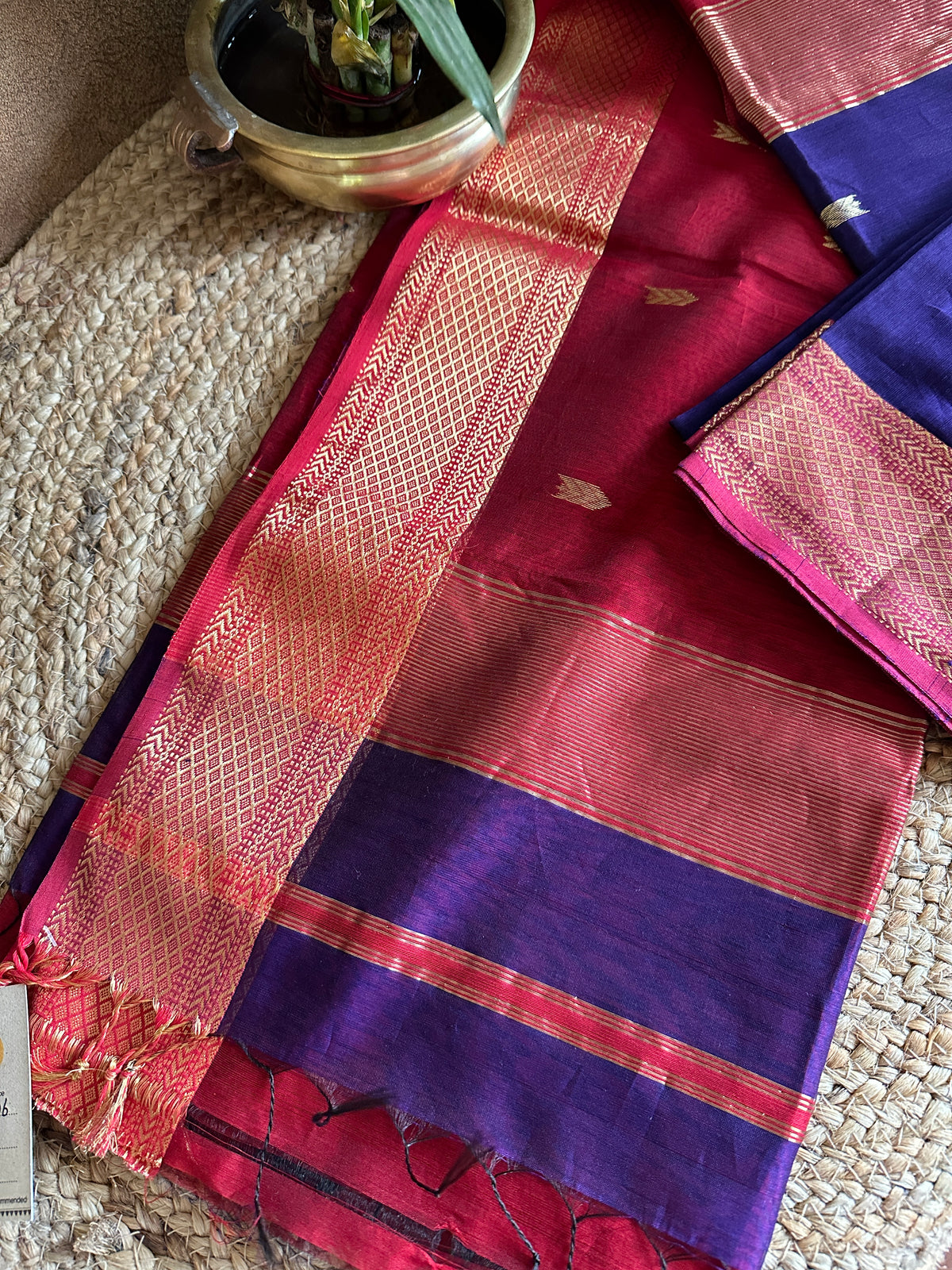  Motifs ~ Maheshwari Saree