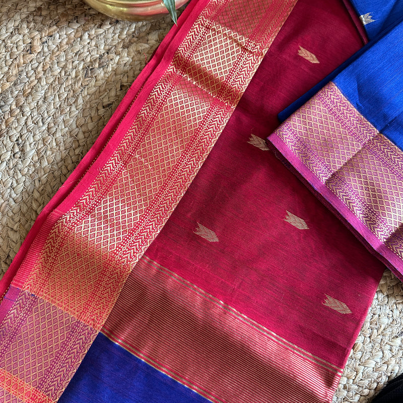  Motifs ~ Maheshwari Saree