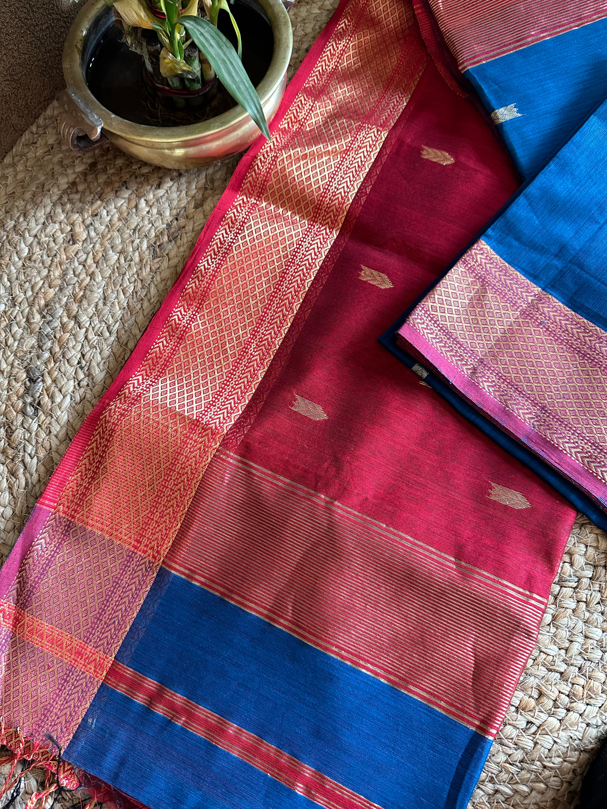  Motifs ~ Maheshwari Saree