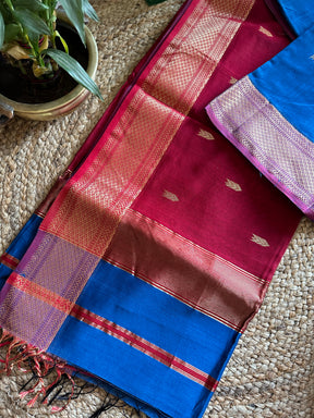  Motifs ~ Maheshwari Saree