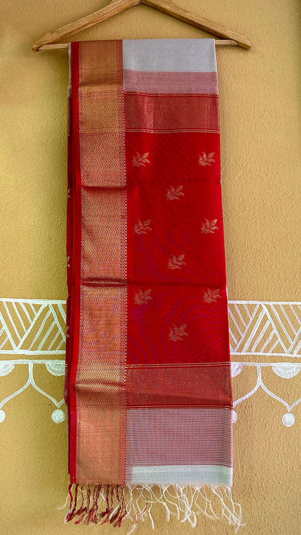Maheshwari 75 Silk Grey Saree
