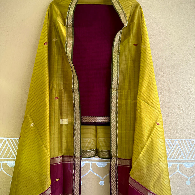 Maheshwari Motifs Top Dupatta Sets