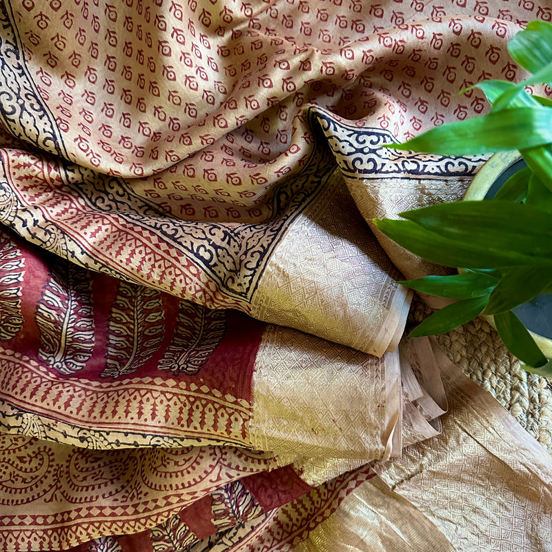 Maheshwari Bagh Print Saree