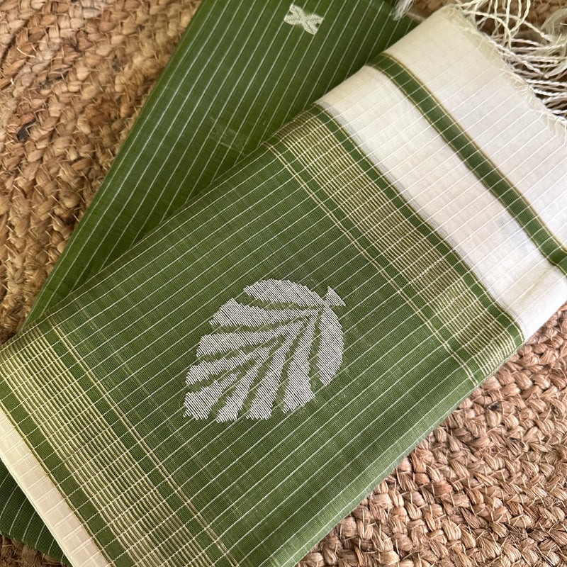 Maheshwari Katan Motifs Top Dupatta Sets