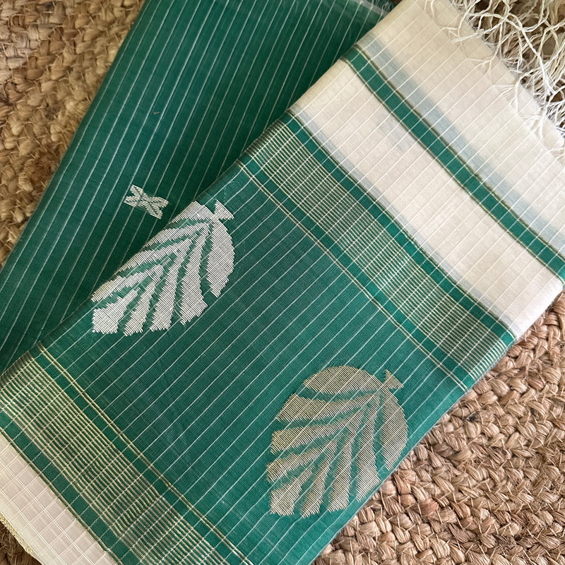 Maheshwari Katan Motifs Top Dupatta Sets