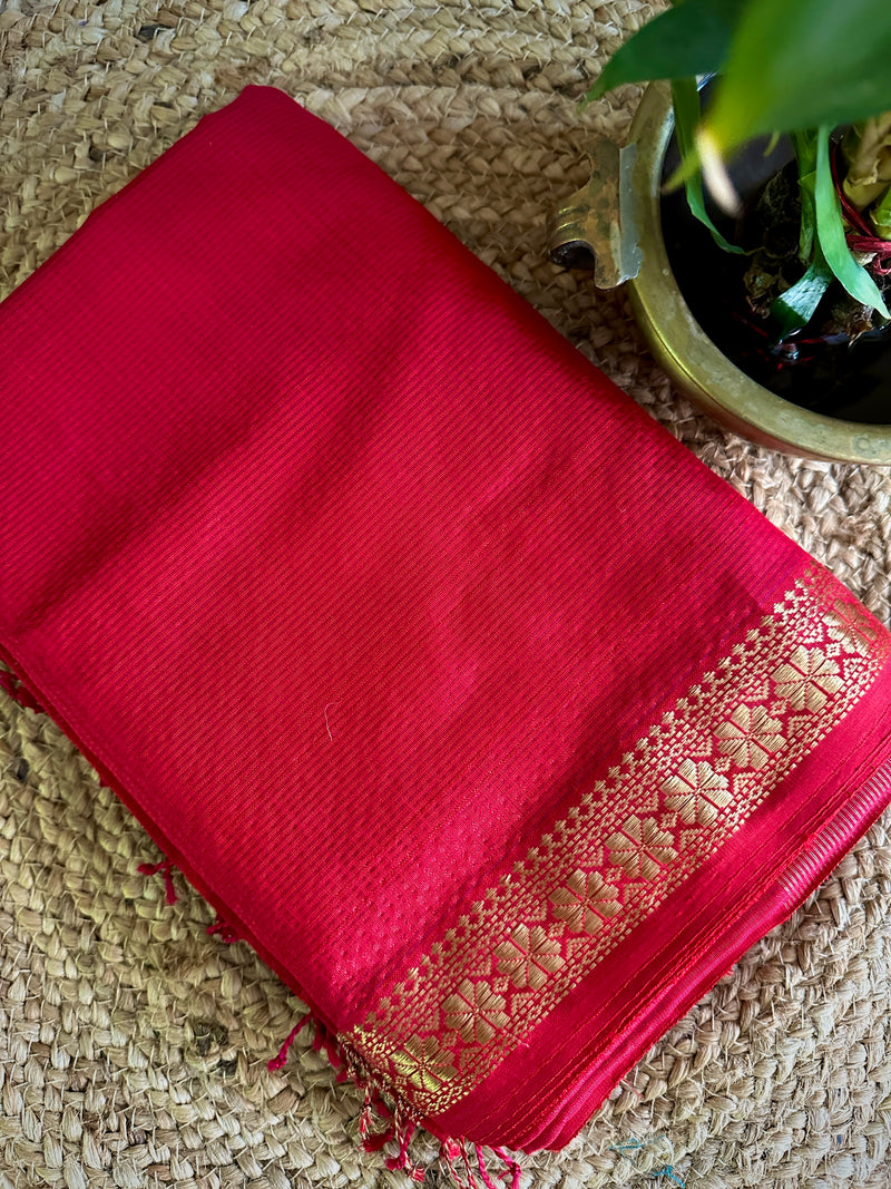 Maheshwari Garbha Reshami Silk Sarees