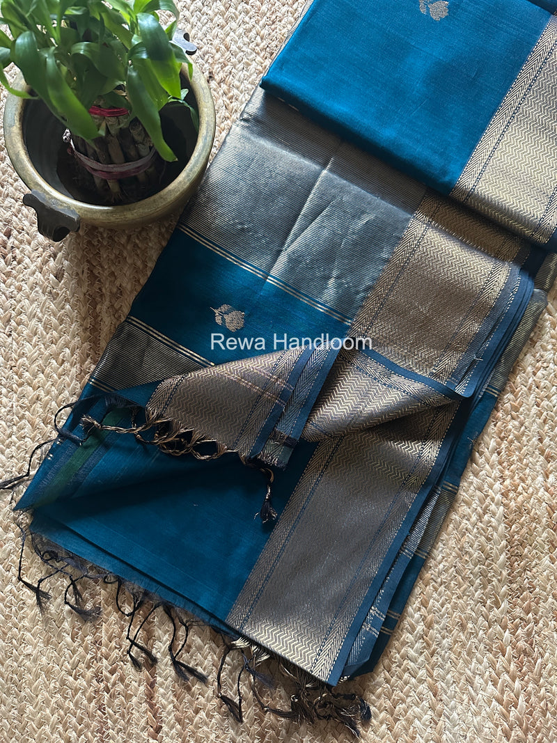 Maheshwari Lotus Butta Saree