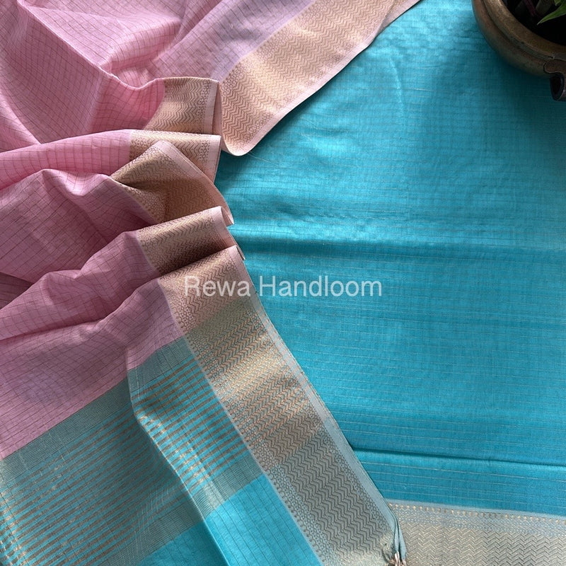 Maheshwari Zari Checks Suit