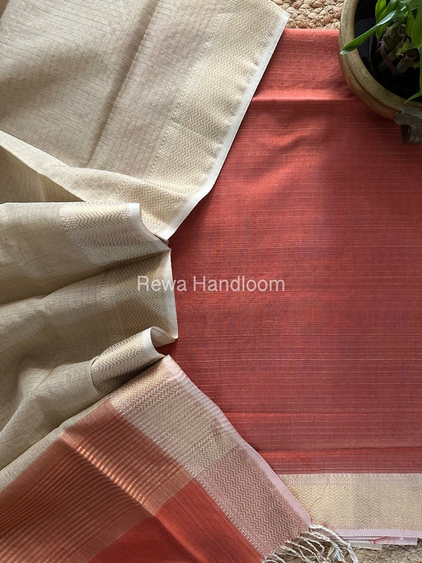 Maheshwari Zari Checks Suit