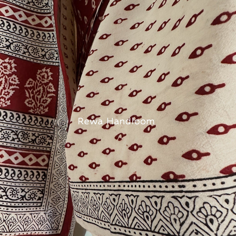 Bagh Print Cotton Suit 
