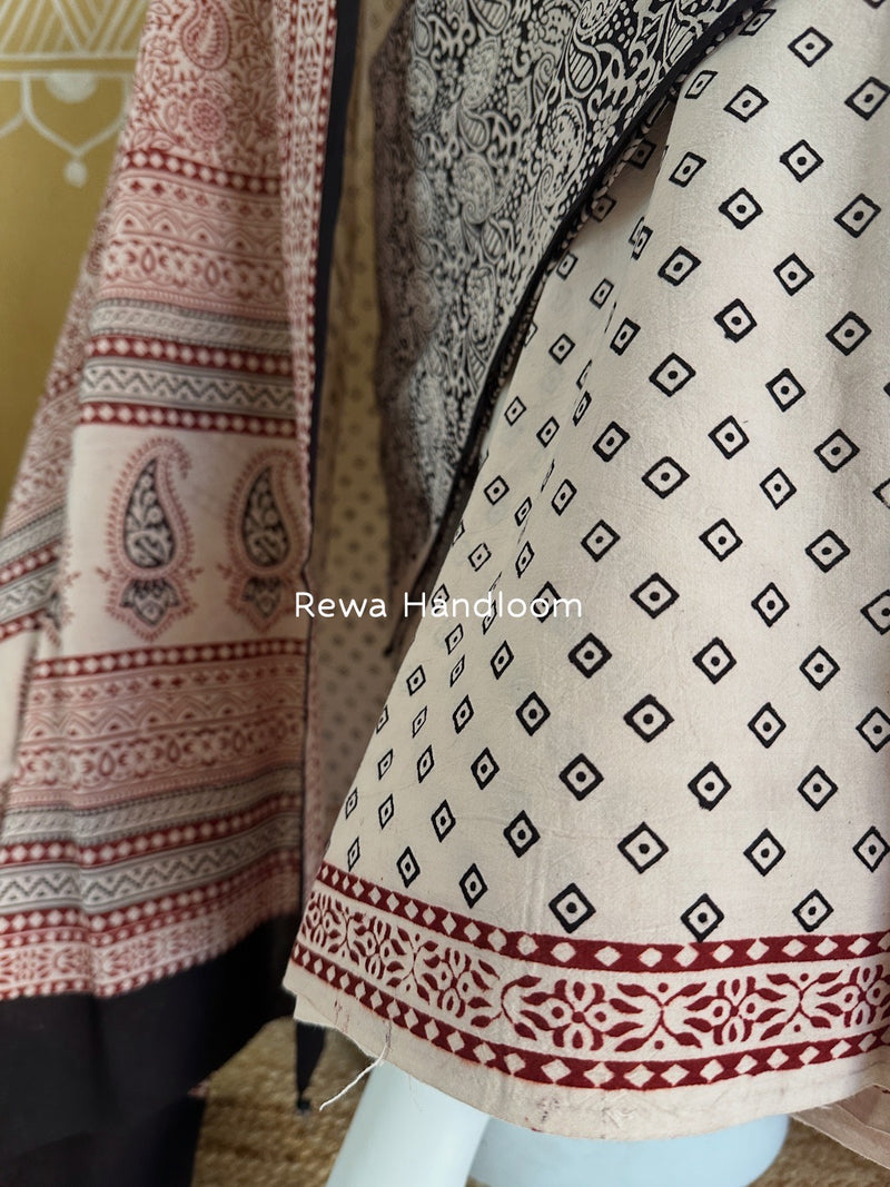 Bagh Print Cotton Suit 