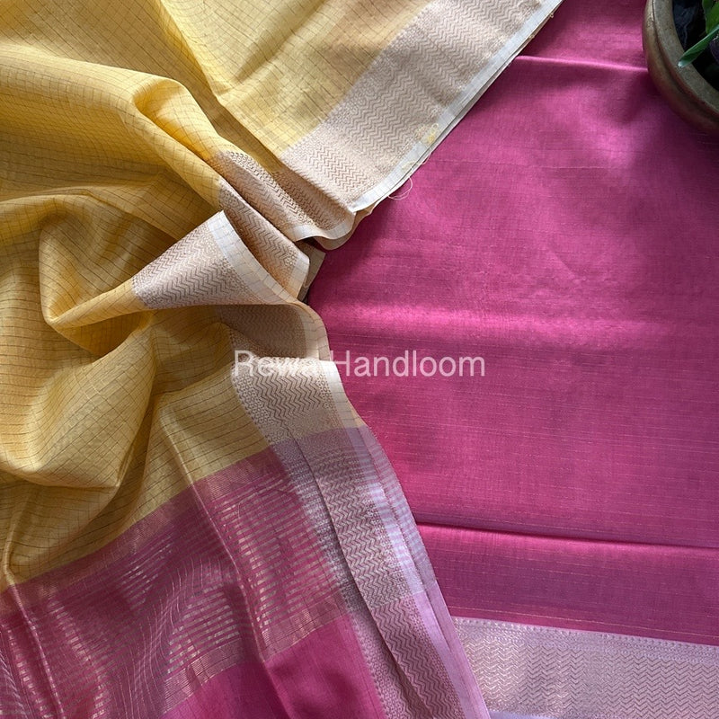 Maheshwari Zari Checks Suit