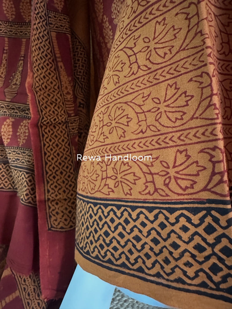 Bagh Print Cotton Suit 