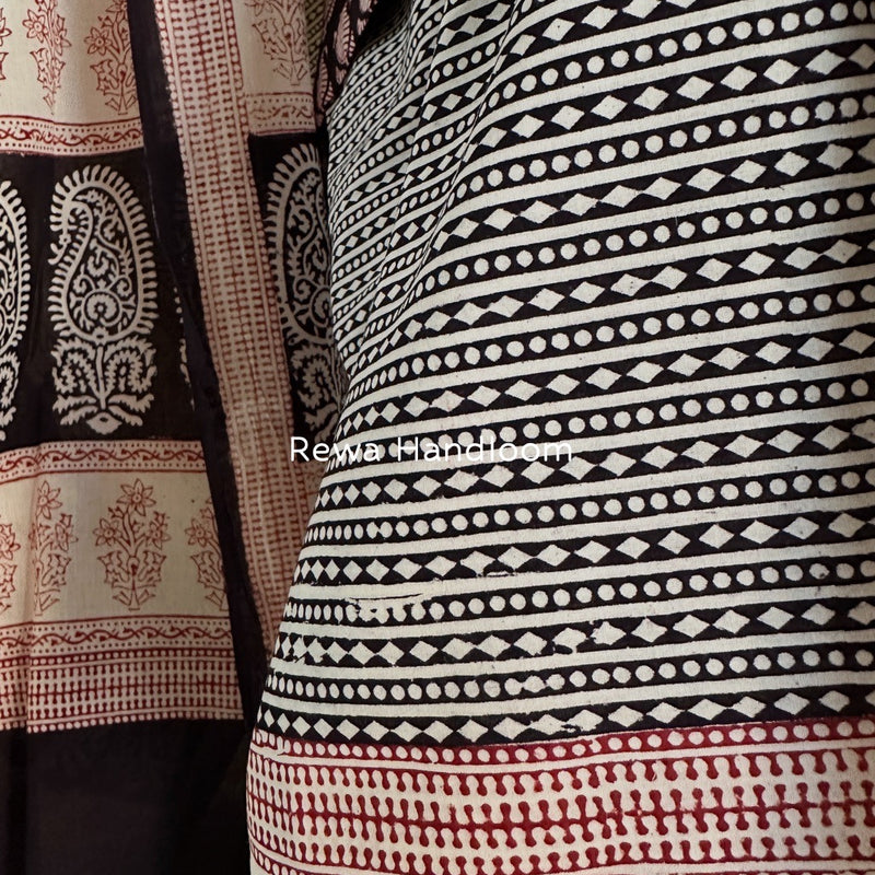 Bagh Print Cotton Suit