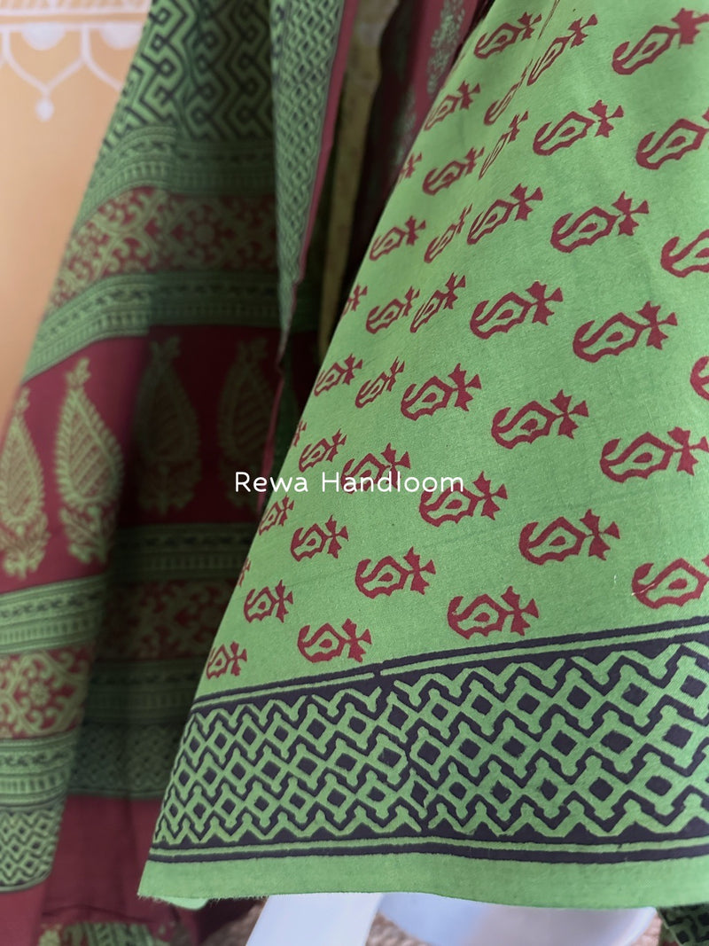 Bagh Print Cotton Suit