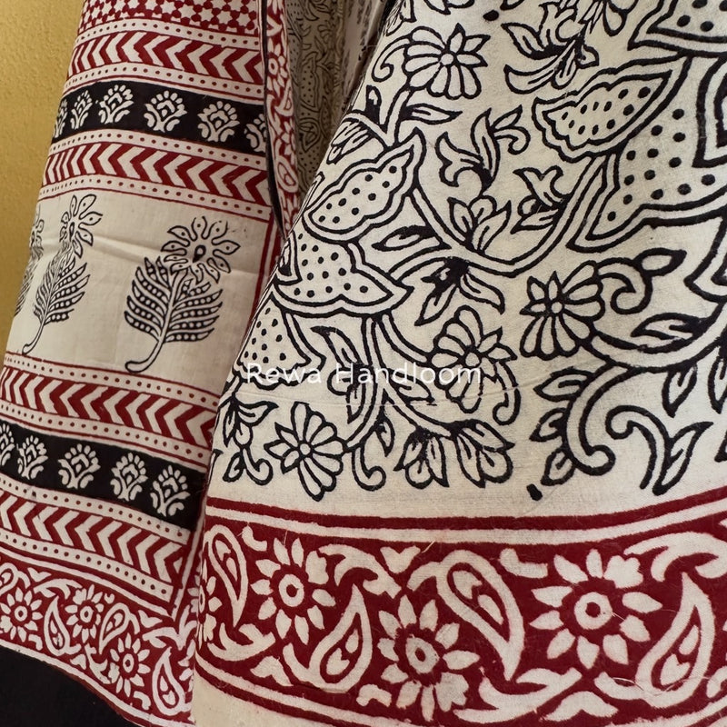 Bagh Print Cotton Suit