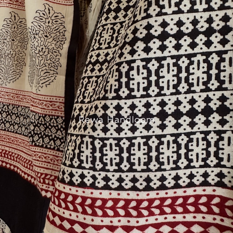 Bagh Print Cotton Suit