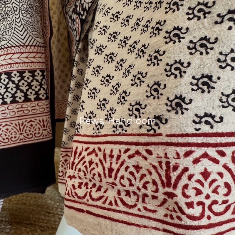 Bagh Print Cotton Suit 