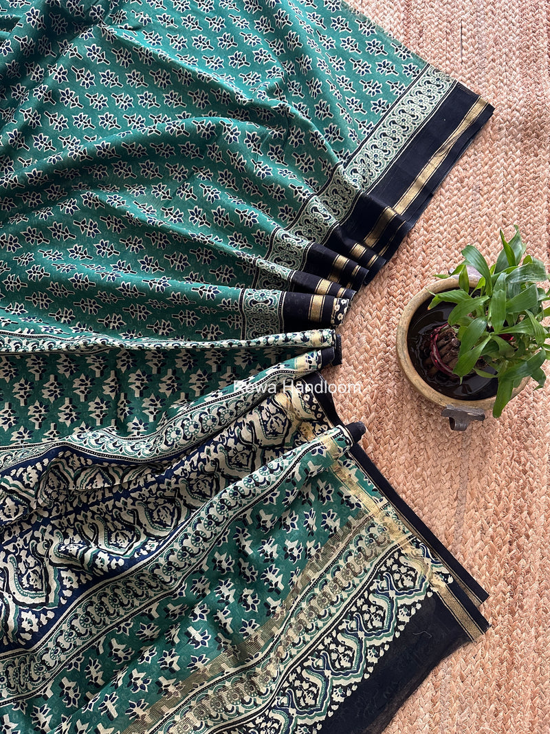  Chanderi Silk Printed Saree