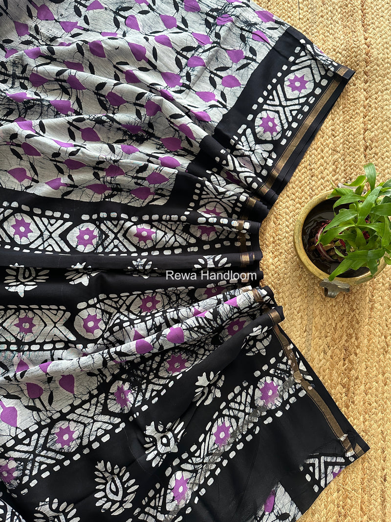  Chanderi Silk Printed Saree