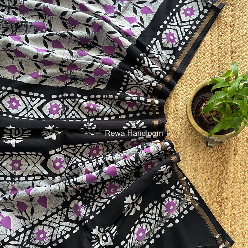  Chanderi Silk Printed Saree