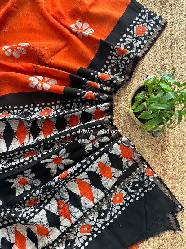  Chanderi Silk Printed Saree