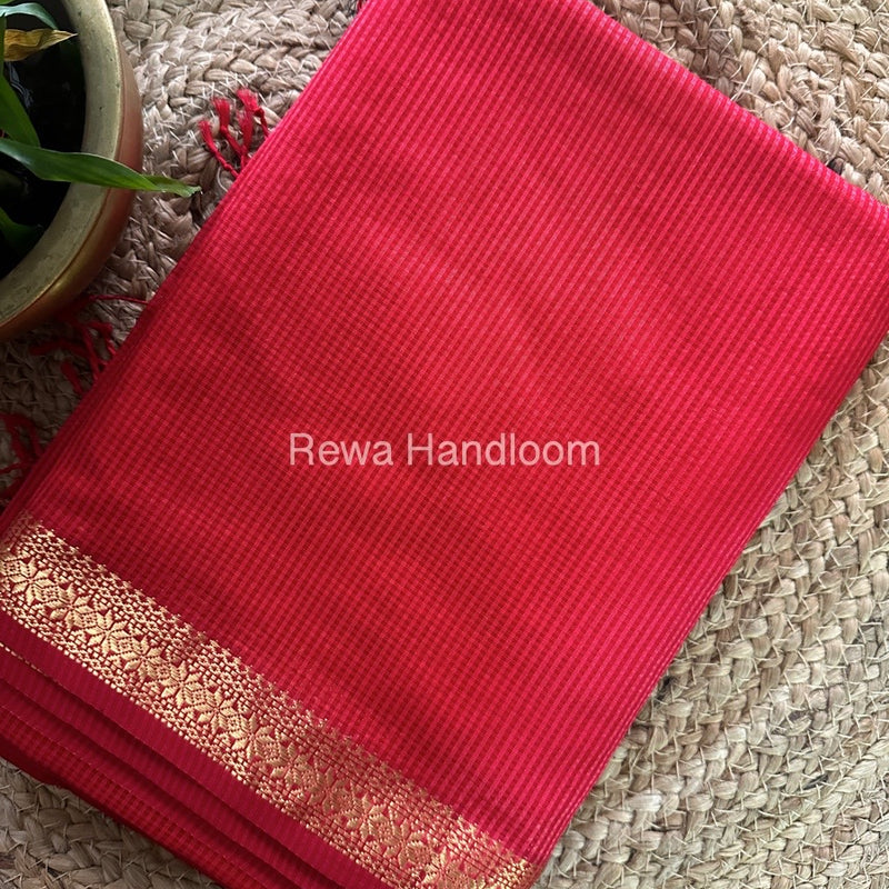 Maheshwari Garbha Reshami Silk Saree