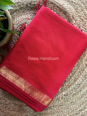 Maheshwari Garbha Reshami Silk Saree