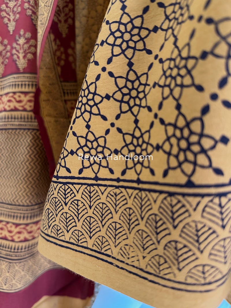 Bagh Print Cotton Suit