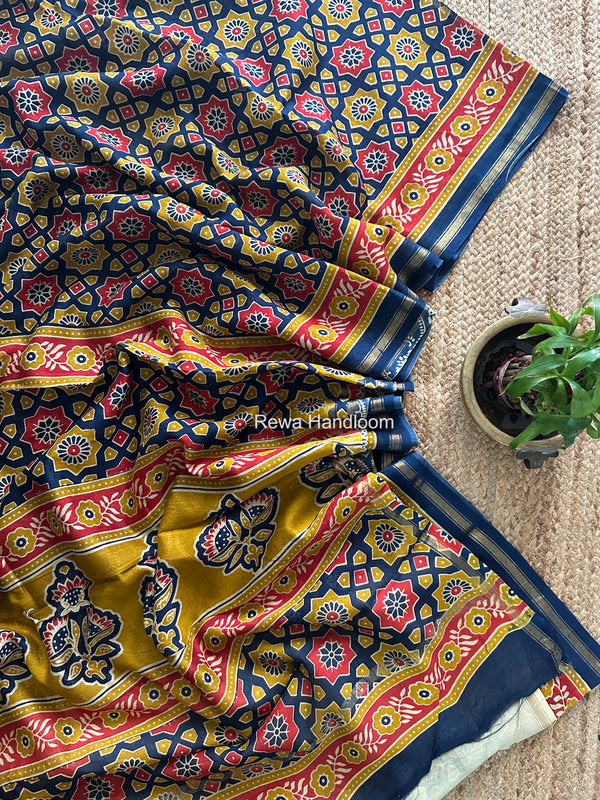  Chanderi Silk Printed Saree