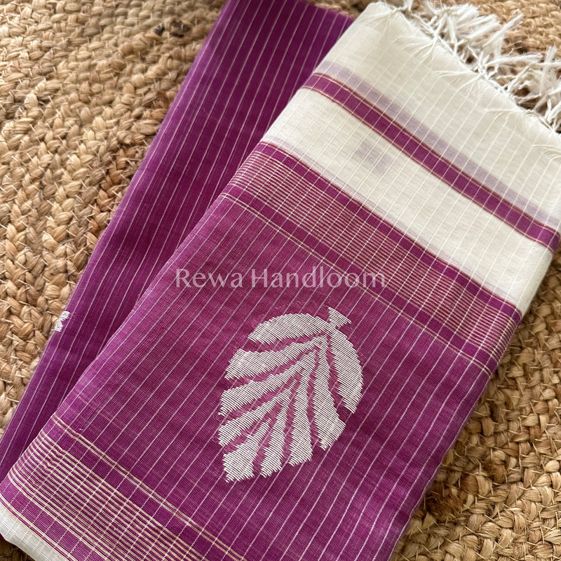 Maheshwari Katan Motifs Top Dupatta Sets-KBS061
