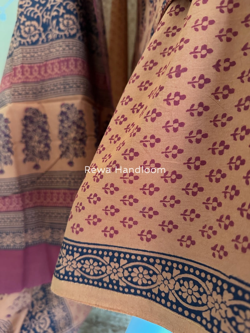 Bagh Print Cotton Suit 