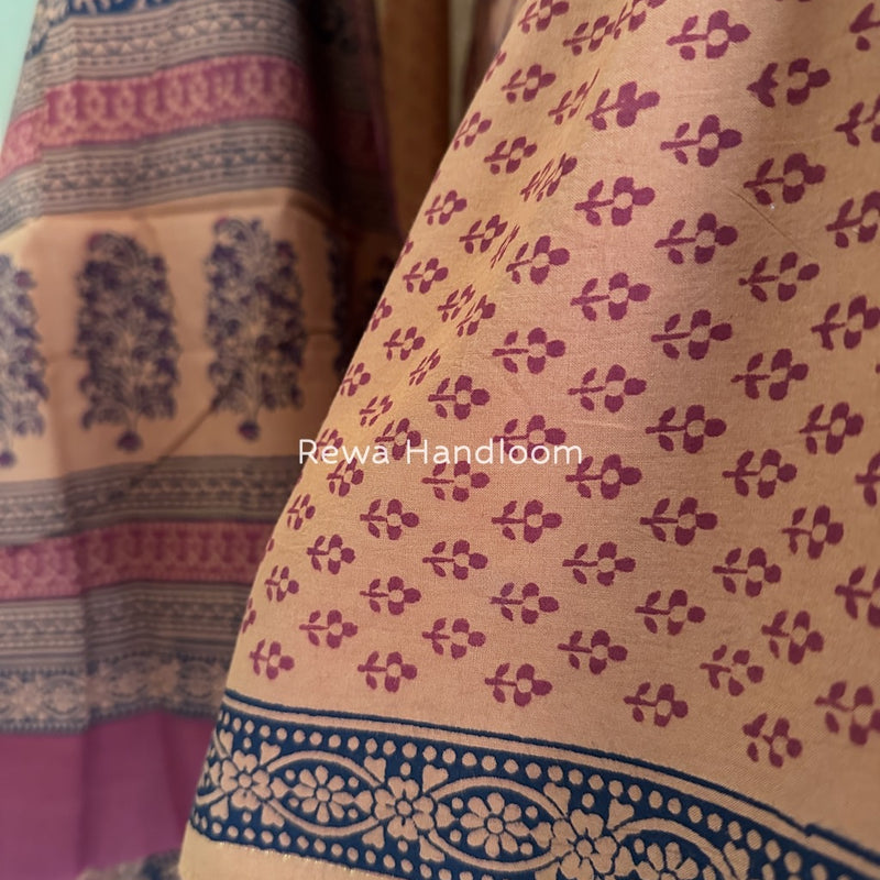 Bagh Print Cotton Suit 
