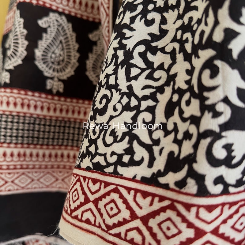 Bagh Print Cotton Suit